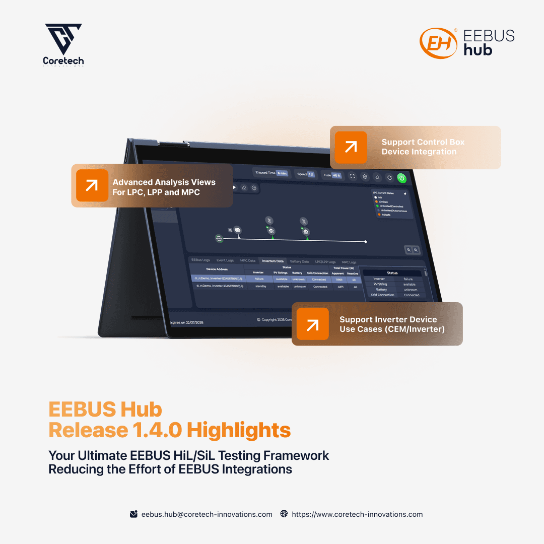 EEBUS Hub Release 1.4.0 Highlights